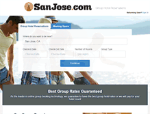 Tablet Screenshot of meetings.sanjose.com
